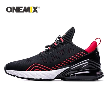 

ONEMIX Sneakers 2019 Men Running Shoes Sports Cushioning Breathable Knitted Mesh Women Outdoor Athletic Shoes Original Authentic