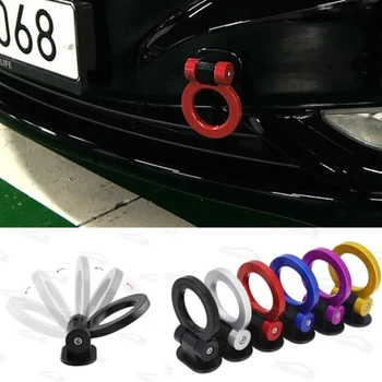 

Car universal simulation decorative trailer hook and loop analog paste trailer hook trailer ring car decoration car stickers