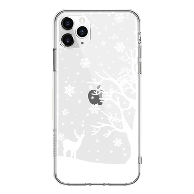 11Pro Мягкий силиконовый чехол для Apple iPhone 8 8 Plus X XS Чехлы для MAX XR iPhone8 Оболочка год Рождество лучший модный подарок - Цвет: 04