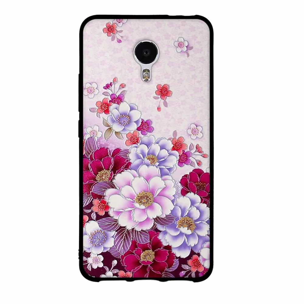 cases for meizu 3D Painted Fashion For Meizu M3 Note/MeiBlue Charm Note 3 Note3 Cases Cover Luxury Silicon Case For Meizu M3 Note Cover cases for meizu back Cases For Meizu