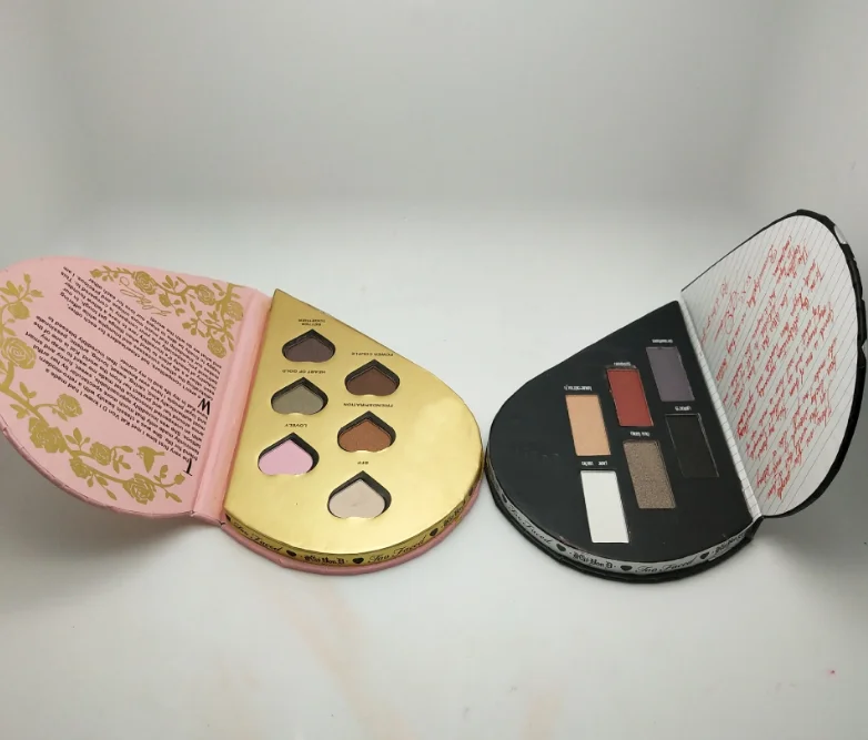 Free ship Makeup Heart Shape 12 colors Eyeshadow Palette Shimmer Glitter Eye Shadow Long-Lasting Eyeshadow