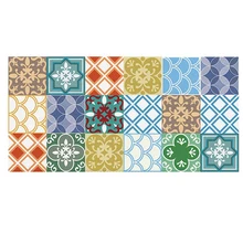 Kitchen Door Mat Waterproof Pvc Sticker Bedroom Geometric Sticker Decorative Stair Mats Stickers Living Room Printed Sticker-ABU