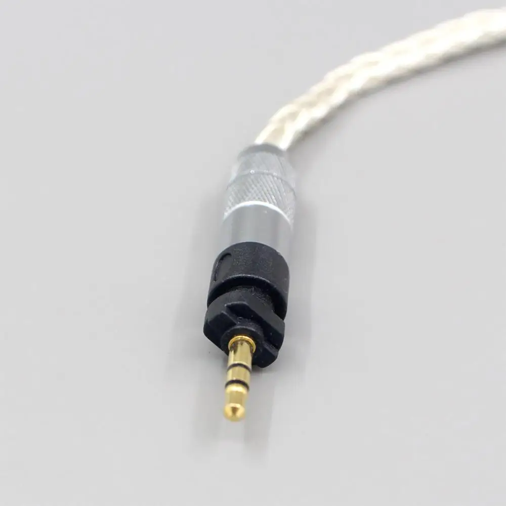 LN007240 16 Core OCC Silver Plated Headphone Earphone Cable For Shure SRH840 SRH940 SRH440 SRH750DJ Philips SHP9000 SHP8900