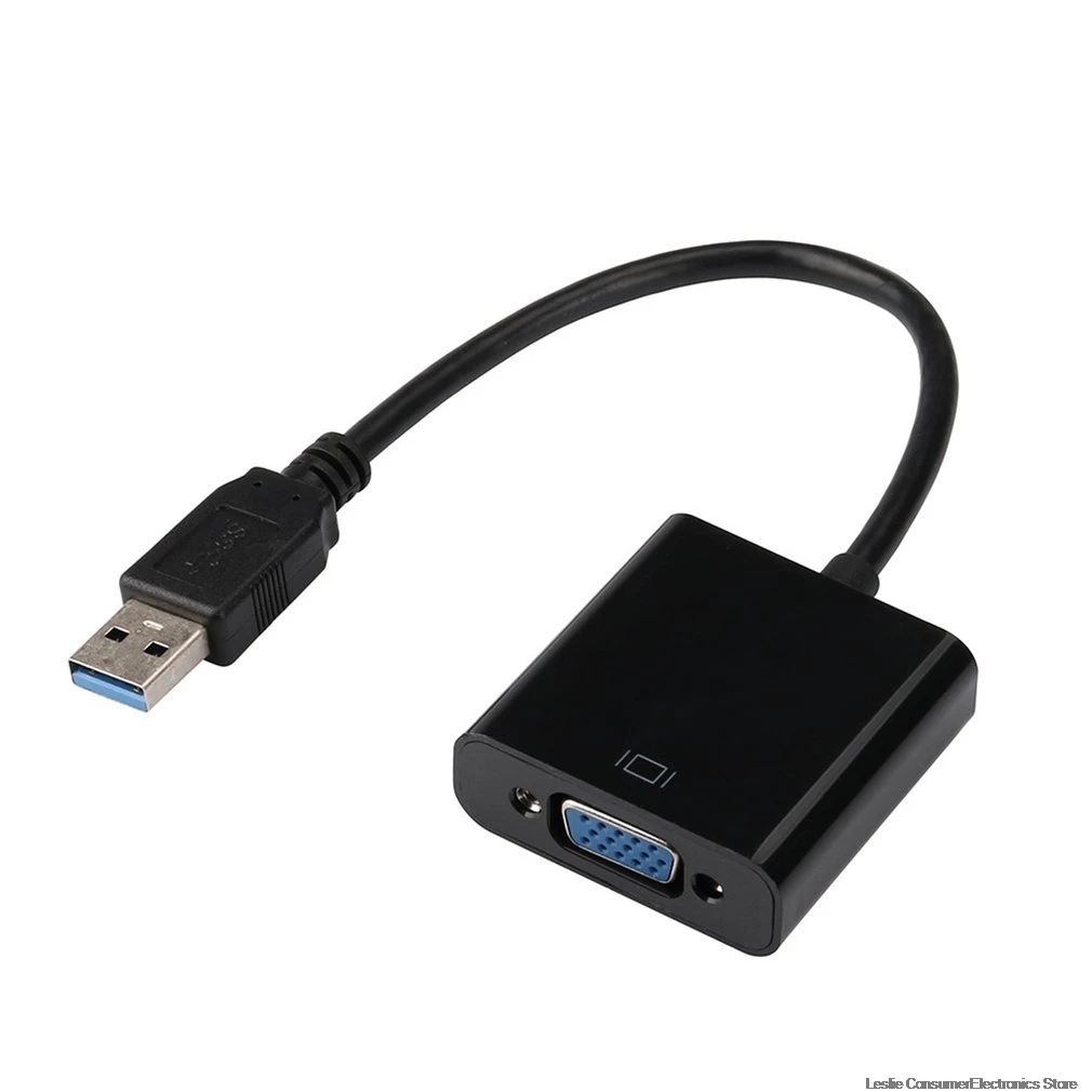 USB к VGA адаптер USB 2,0/3,0 к VGA внешняя видео карта мульти дисплей конвертер для настольного ноутбука ПК Монитор Проектор