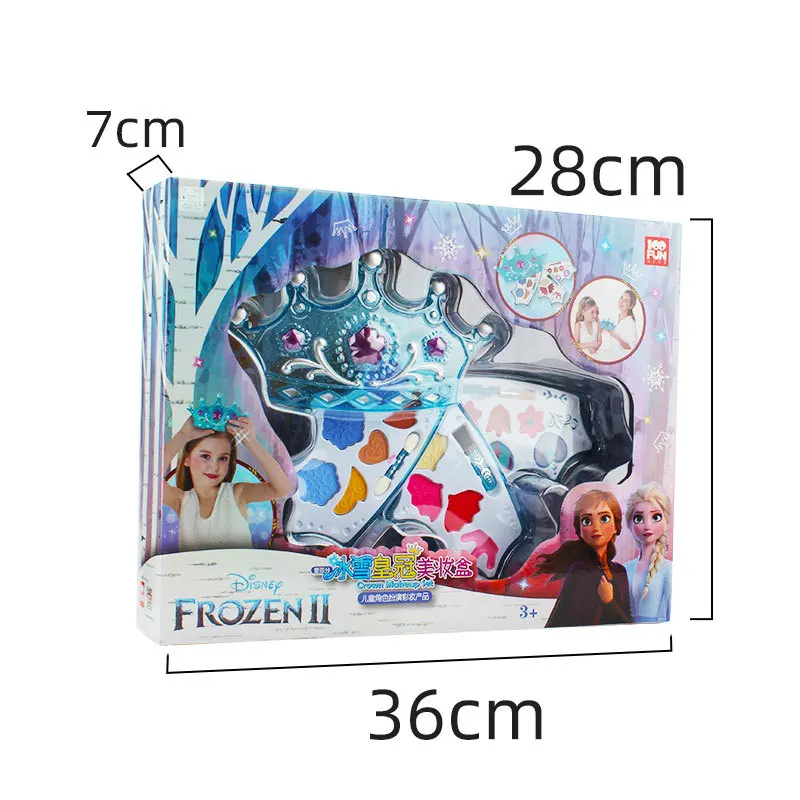 Disney girls frozen 2 Crown Cosmetics набор игрушка косметика наборы для макияжа милый игровой домик детский подарок