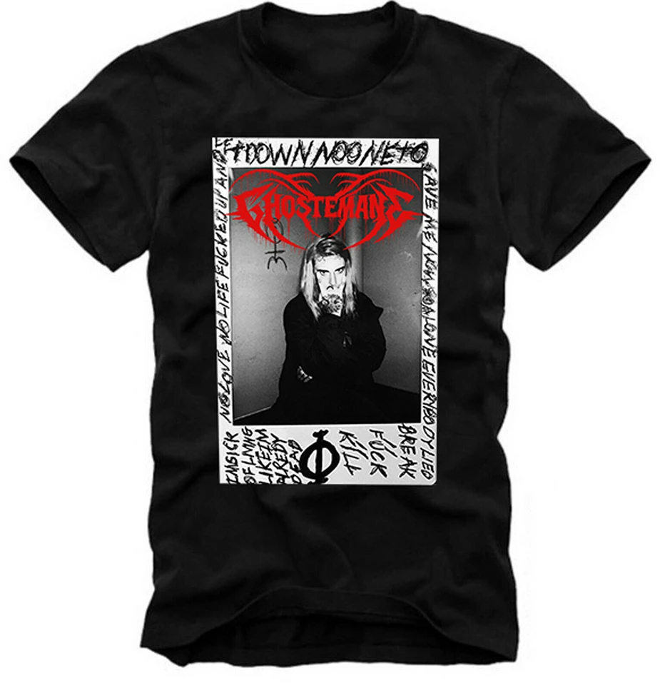 Футболка E1Syndicate Ghostemane Baader-Meinhof Gasm Trap Doom металлическая Панк 4344Dtg круглая футболка |