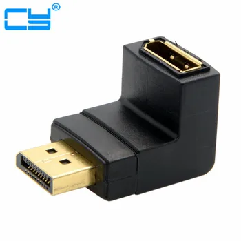 

DisplayPort Down Angled 90 Degree Male to Female Extension Adapter for PC Graphics Card & Monitor
