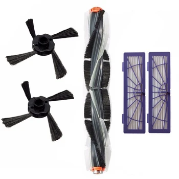 

1 x Combo Brush +2Pcs side brush+1Pcs Dust Hepa Filter for Neato Botvac 70e 75 80 85 Vacuum Robotic Cleaners Parts Accessories