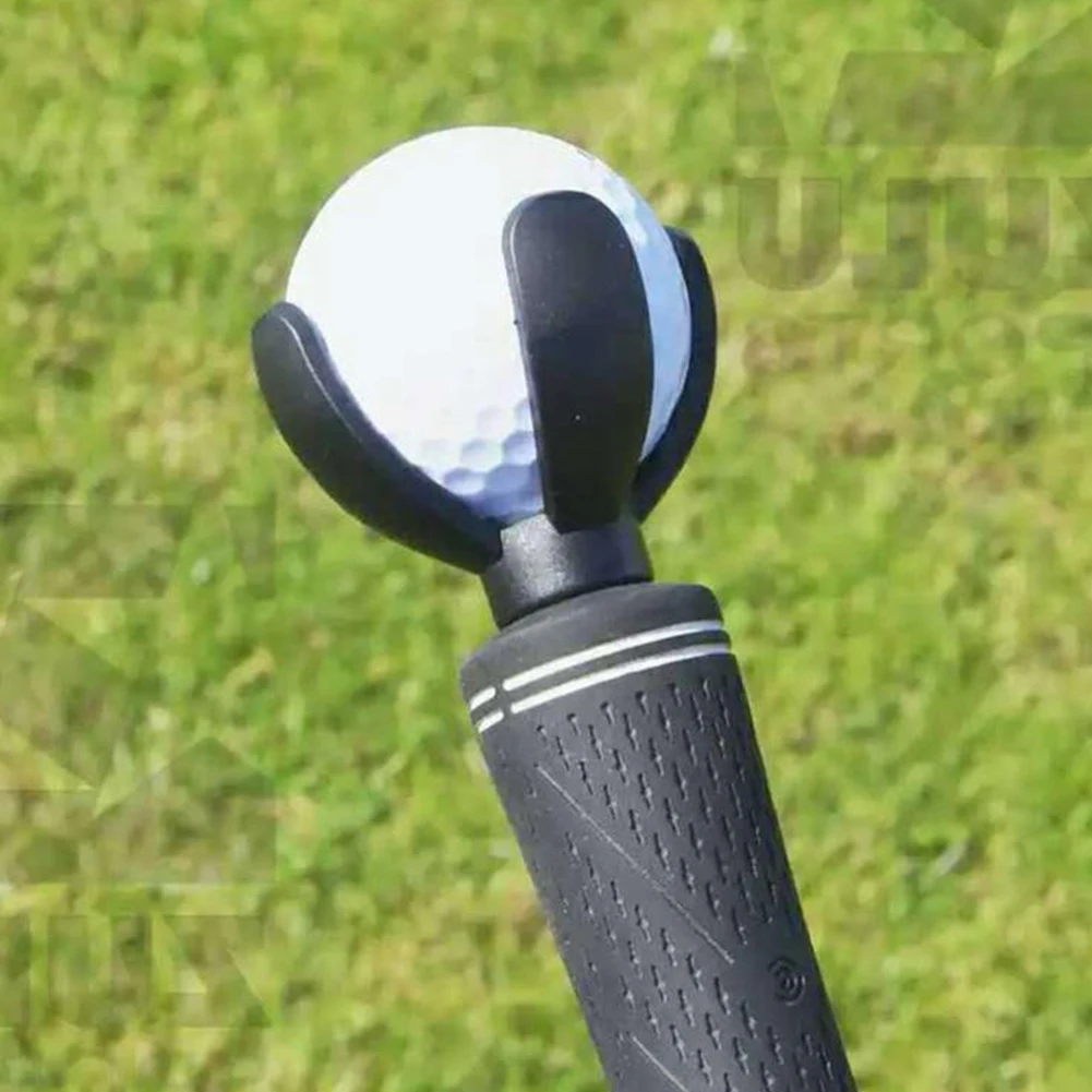 New 4 Prong Golf Ball Pick Up Tool Ball Pick Up Professional Golf Accessories Retriever Grabber Claw Sucker Tool For Putter Grip