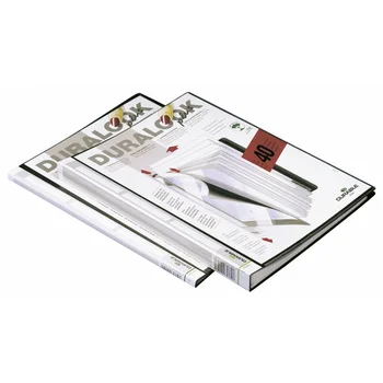 

Folder duralook plus with 10 pockets, Spine 9mm Black