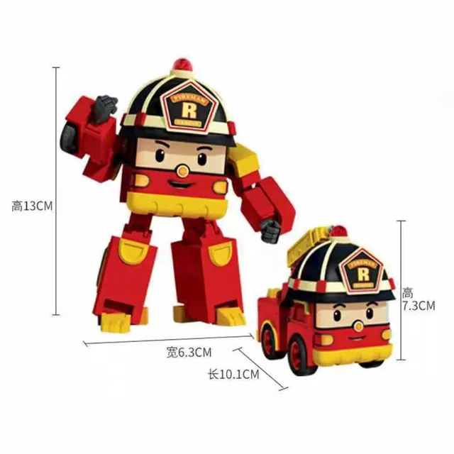 Silverlit Robocar Korea Robot Kids Toys Transformation Anime Action Figure Poli Toys For Children 3