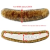 Women New Faux Fox Fur Scarf Winter Hood Fur Decor Shawl Collar Multicolor Fake Fur Scarf Winter Coat Fur Collar Accessories 6
