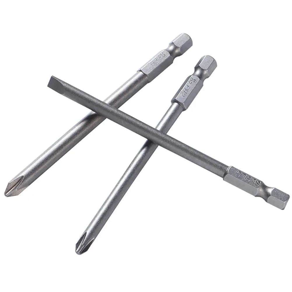 Шлицевая отвертка Philips Bits прямая Отвертка из легированной стали S2 10 шт./компл. 100
