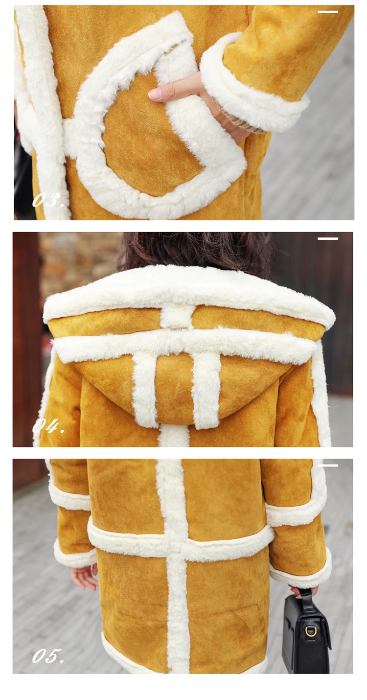 Lambs Wool Coat Female Winter New Products Korean-style Students Trend Loose Thick Warm Suede Cotton-padded Coat