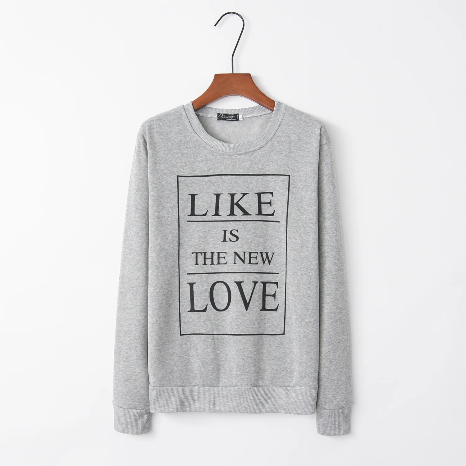 Like love Print 2020 новый дизайн распродажа толстовки свитшоты Женские повседневные Kawaii