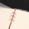 Sharkbang New Arrival  A5 A6 6 Holes Transparent Notebook Spiral Binder Index Separator Page Dividers 6 Pages Top Sseparator 4