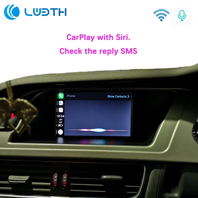 Wi Fi беспроводной Apple Carplay Car play 2010 2016 A4 A5 Q5 MMI 2009 2011 A6 A7 A8 C6 Android Зеркало для Audi с iOS