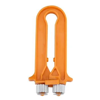 

Orange 2 in 1 Bee Frame Crimper Crimping Retractor Wire Cable Tensioner Tool Nest Box Beekeeping Equipment