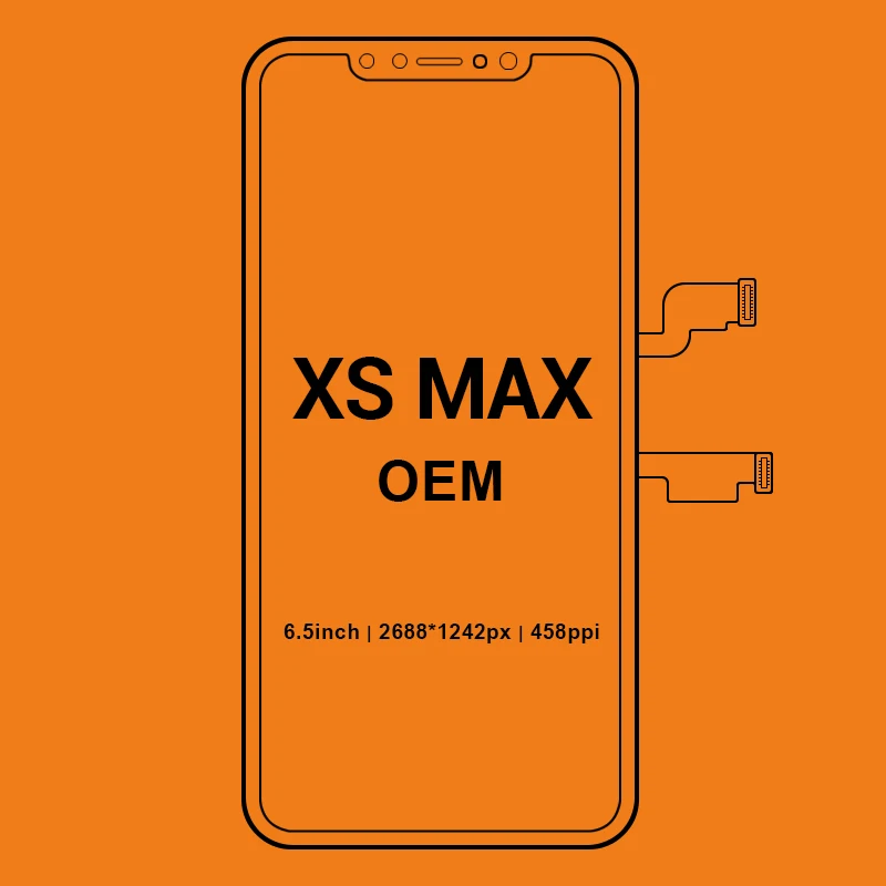 ЖК дисплей Tianma OLED OEM для iPhone X S Max сенсорный экран с дигитайзером запасные части в