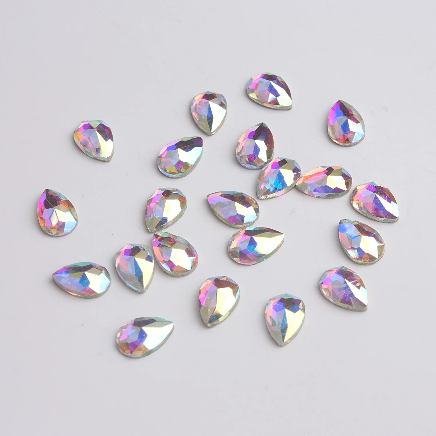 1 Pack Nail Art Rhinestones Flat Shapes Crystals Glass AB Colorful Stones for 3D Nails Art Decoration Manicure Gems Diamonds - Цвет: BB306