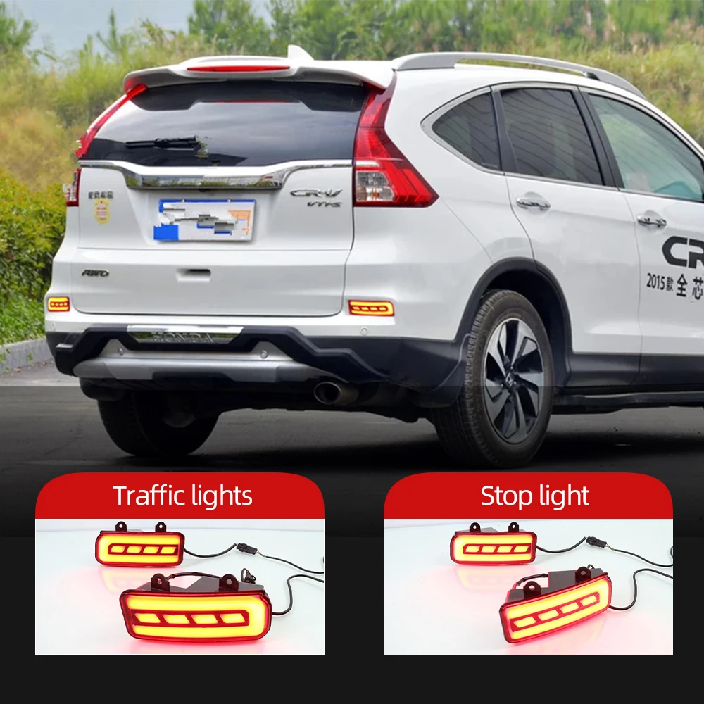 Автомобильный мигающий 1 комплект светодиодный фонарь для Honda CR V CRV 2015 2016 задний