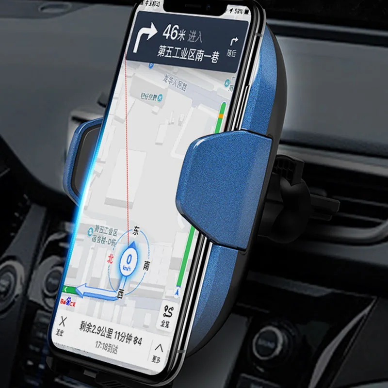 10 Вт автомобильное беспроводное зарядное устройство для iPhone samsung Беспроводная зарядка индукционное зарядное устройство для iPhone 11 X XR XS Max samsung S8 S9 S10