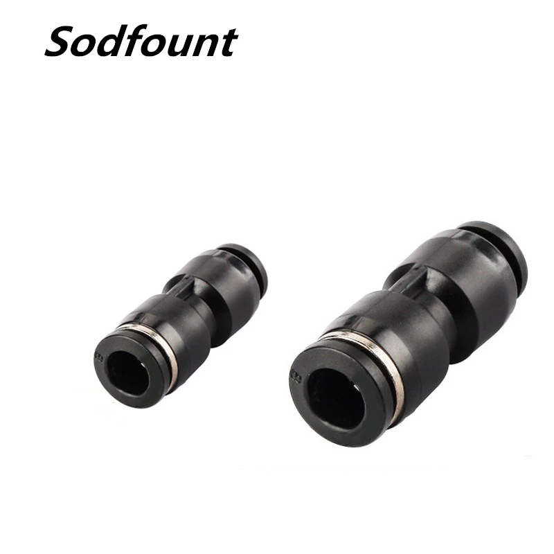 

100 шт., пневматический Фиттинг для труб, 4/6/8/10/12/14 мм