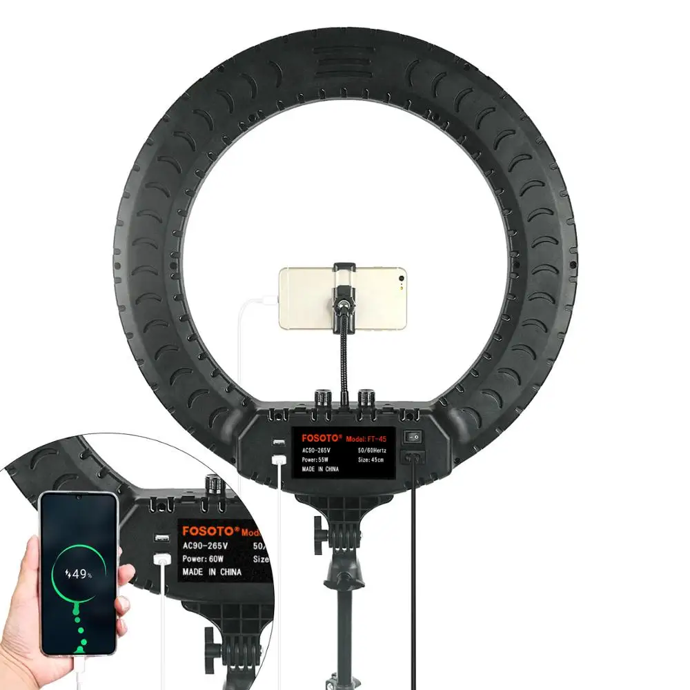 14 Inch Portable with Tripod Stand LED Ringlight RGB Ring Light - China LED  Ring Fill Light, Ring Light | Made-in-China.com