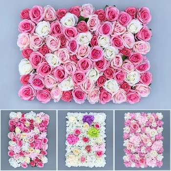 

Rose Dahlia Hydrangea Simulation Flower Wall Background Wall Decoration Wedding Supplies Home Decoration Christmas Decoration
