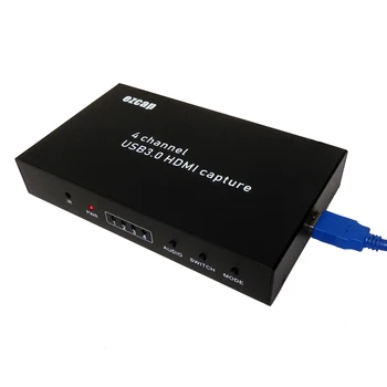 

EzCAP264 4 Channel USB3.0 HDMI Capture recorder 1080P, real-time record,connect to any video for Windows,Mac, Linux, Android os