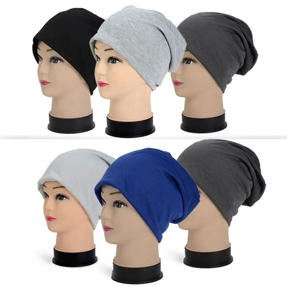 Прибытие унисекс для мужчин женщин теплые зимние шапочки шапки хлопок Твердые с семь стиль трикотажные Зимние шапки для мужчин женщин шапки бини