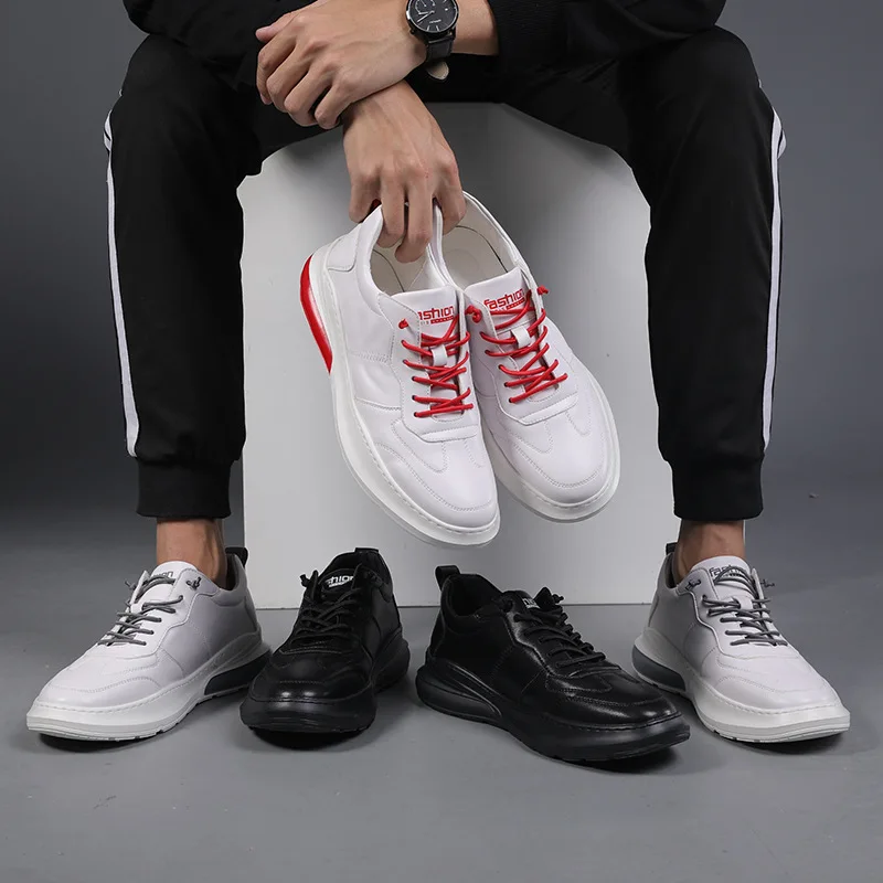 

Korean version of the trend men's casual board shoes 100 personality trendy shoes breathable small white shoes man