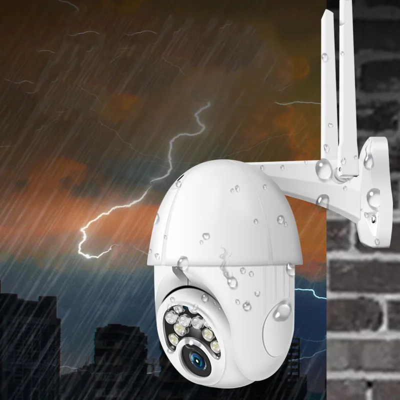 1* HD Водонепроницаемая камера видеонаблюдения Открытый wifi безопасности Беспроводная инфракрасная камера вилка Европа/США