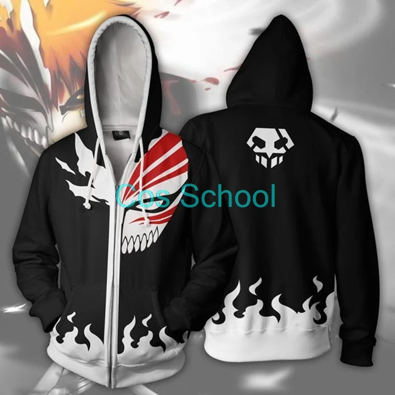 Костюм для косплея из аниме «Bleach Kurosaki Ichigo»; толстовки с капюшоном в стиле «сараки кенпачи»; свитер с капюшоном; костюмы для Хэллоуина; куртка; пальто
