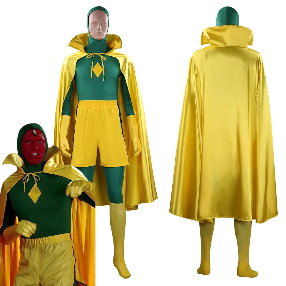 

Wanda Vision Cosplay Costume Outfits Halloween Carnival Suit