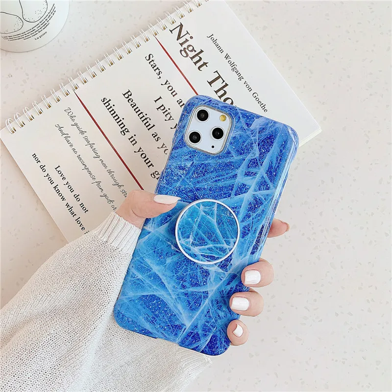 Model 24 Для iphone XR мраморный чехол, чехол-подставка для телефона для iphone 11 Pro Max X Xs XR 6 6s 7 8 Plus Мягкая силиконовая задняя крышка - Цвет: Model 24