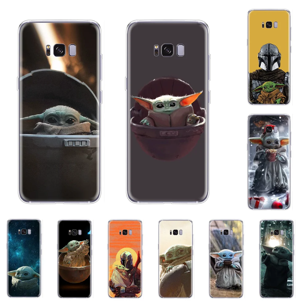 BABY YODA Mandalorian DIY чехол для телефона с рисунком Samsung S5 S6 S7 S8 S9 S10 e S20 Ultra edge plus lite |