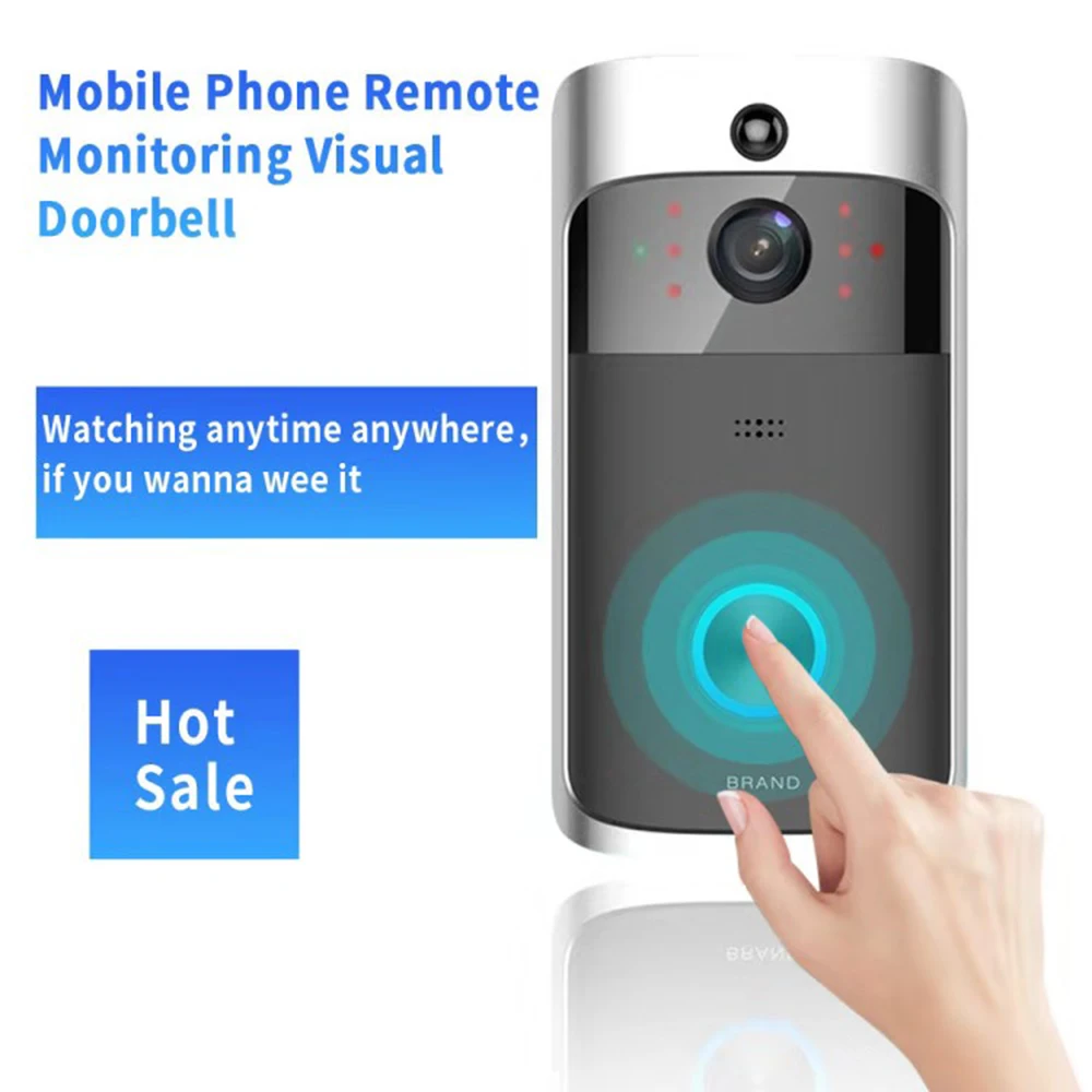 Умный WIFI дверной звонок Deurbel видеодомофон 720P Telefoontje домашняя охранная