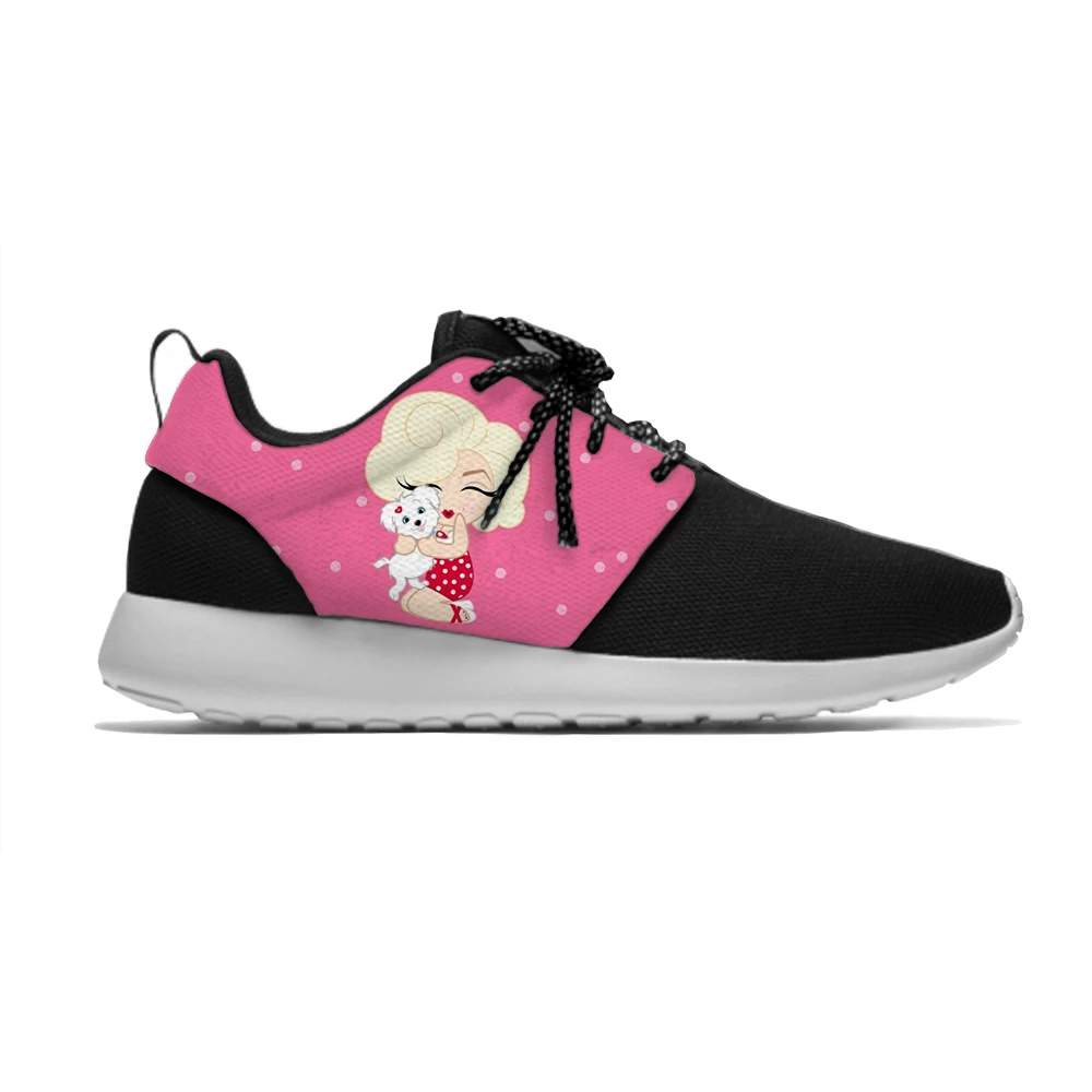 

Marilyn Monroe Movie Star Hot Cute Funny Kawaii Kids Sport Running Shoes Casual Breathable 3D Print Sneakers Boys Children Girl