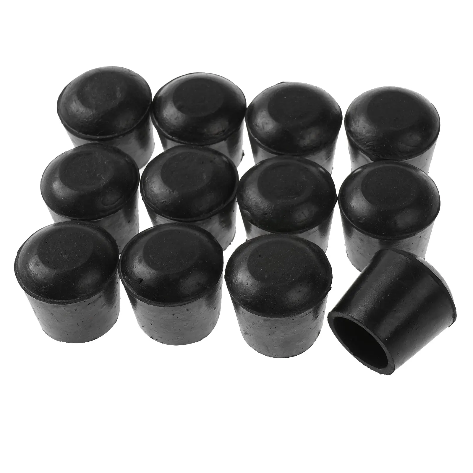12Pc Table Chair Leg Caps Rubber Covers Pads Protector Leg Caps