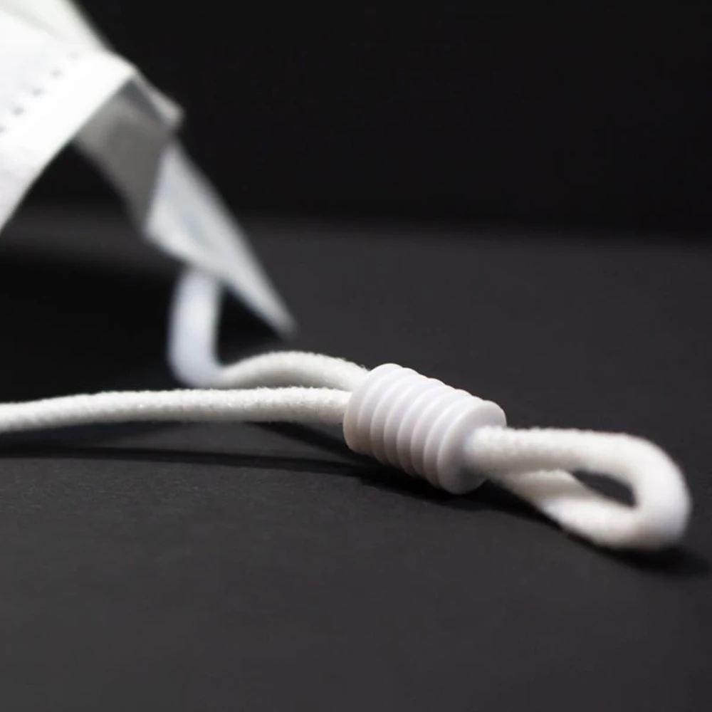 100 шт. силиконовые Нескользящие эластичные шнурки регуляторы для шнура