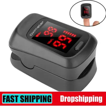 

Household Digital Fingertip pulse Oximeter Blood Oxygen Saturation Meter Finger SPO2 PR Monitor Health Care Dropshipping
