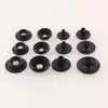 50Sets Metal Black Color 10/12/15mm Snap Button Stud Fasteners Press Sewing Leather Craft Bag Clothes accessories 3