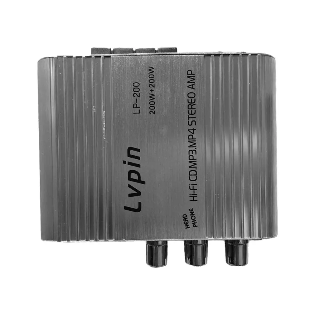 Hi-Fi Stereo Amplifier 20W CD MP3 Radio Car Auto Motor Boat Home Audio Stereo Bass Speaker AMPLIFIER  Verstarker Vehicle