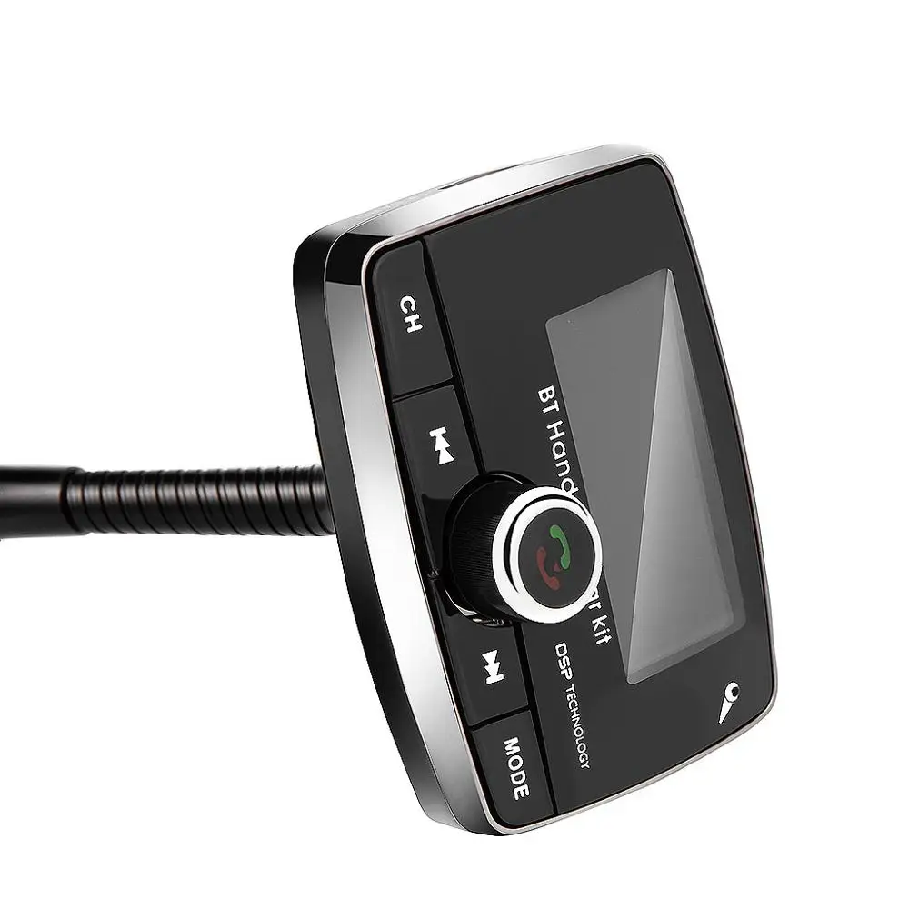 QC3.0 Dual USB Ports Charger Fast Charging Bluetooth 5.0 Car FM Transmitter Modulator TF Card Mp3 Player Car Styling#1010