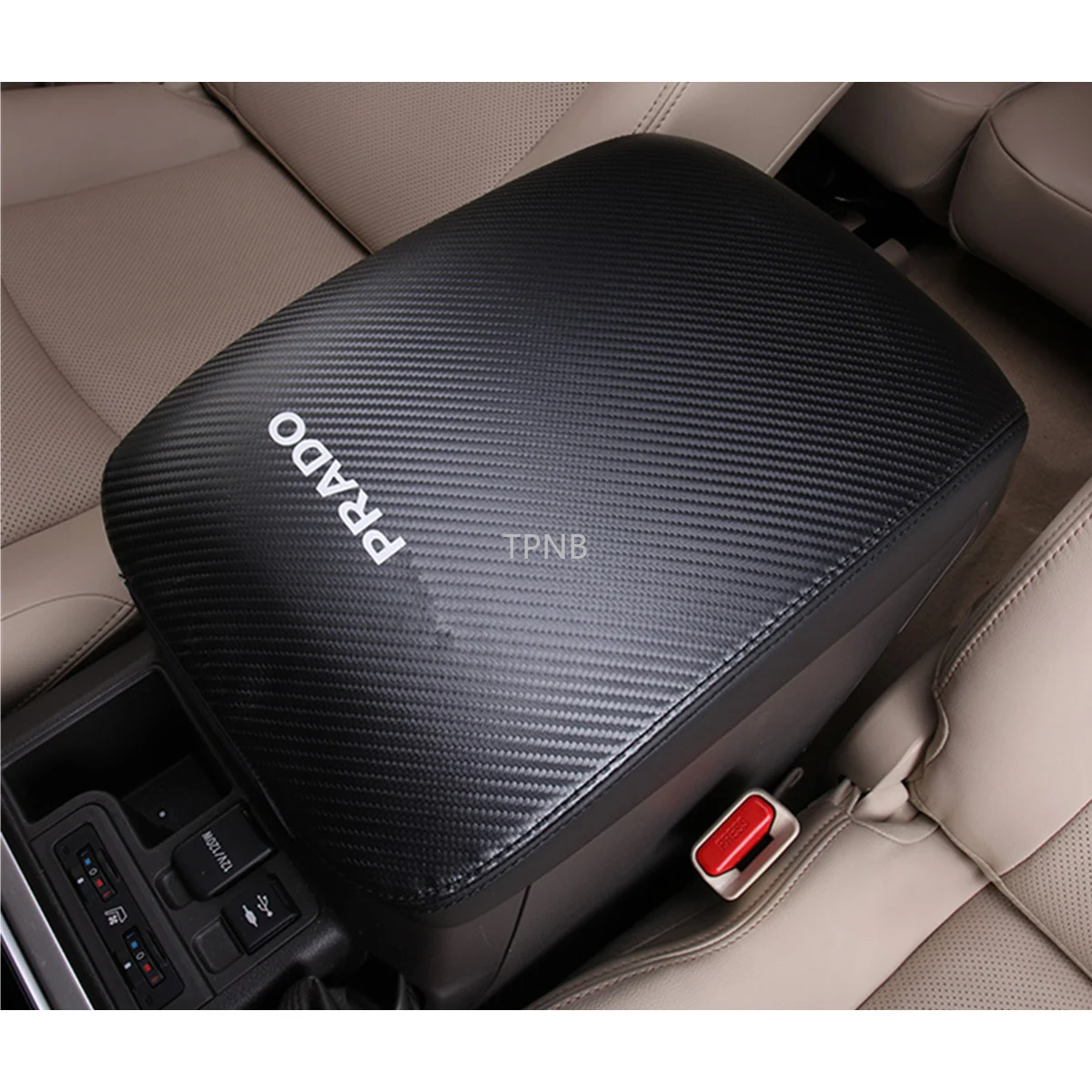 Фото Carbon Fiber Protective Cover for Handrail Case  Toyota Land Cruiser Prado 120 2003 2004 2005 2006 2007 2008 2009 Year №2