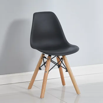 

Simple Fashion Minimalist Home Back Dining Chairs Modern Creative Desk Chair Nordic Discussion Wood Restaurant Coffee