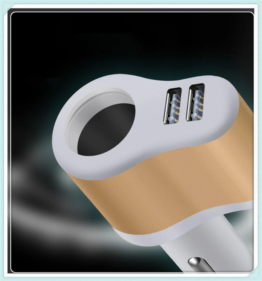 3.1A двойной зарядное устройство usb 12-24 в прикуриватель адаптер питания от сети для Volkswagen vw Tuhuan 1,4 T Touareg2 жук