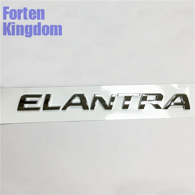 Forten Kingdom 1 шт. новое украшение слово для ELANTRA автомобиль ABS хром 3D буква эмблема