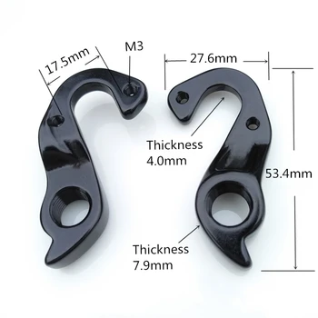 

10pcs mtb Bicycle Derailleur gear hanger alloy Cycling Rear Hangers dropout For Cube Agree Attain pro Race cube Axial WLS GTC